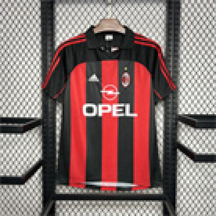 Maillot Domicile Rétro AC Milan 2000/02