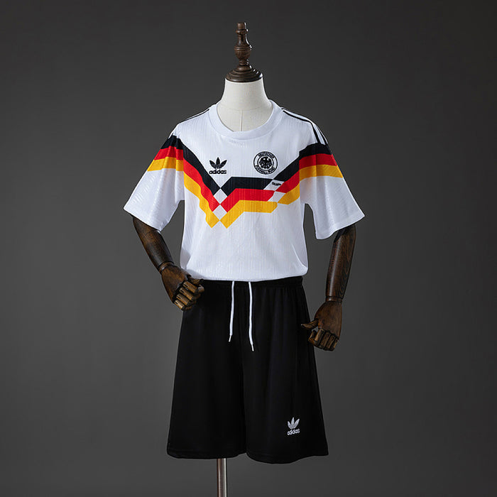 Maillot Domicile Rétro Allemagne 1990 Enfant Kit