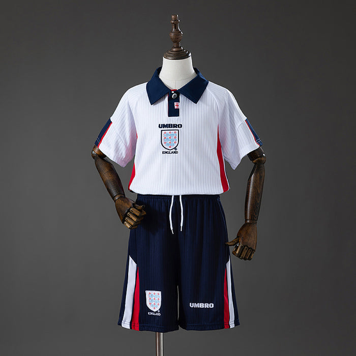 Maillot Domicile Rétro Angleterre 1998 Enfant Kit