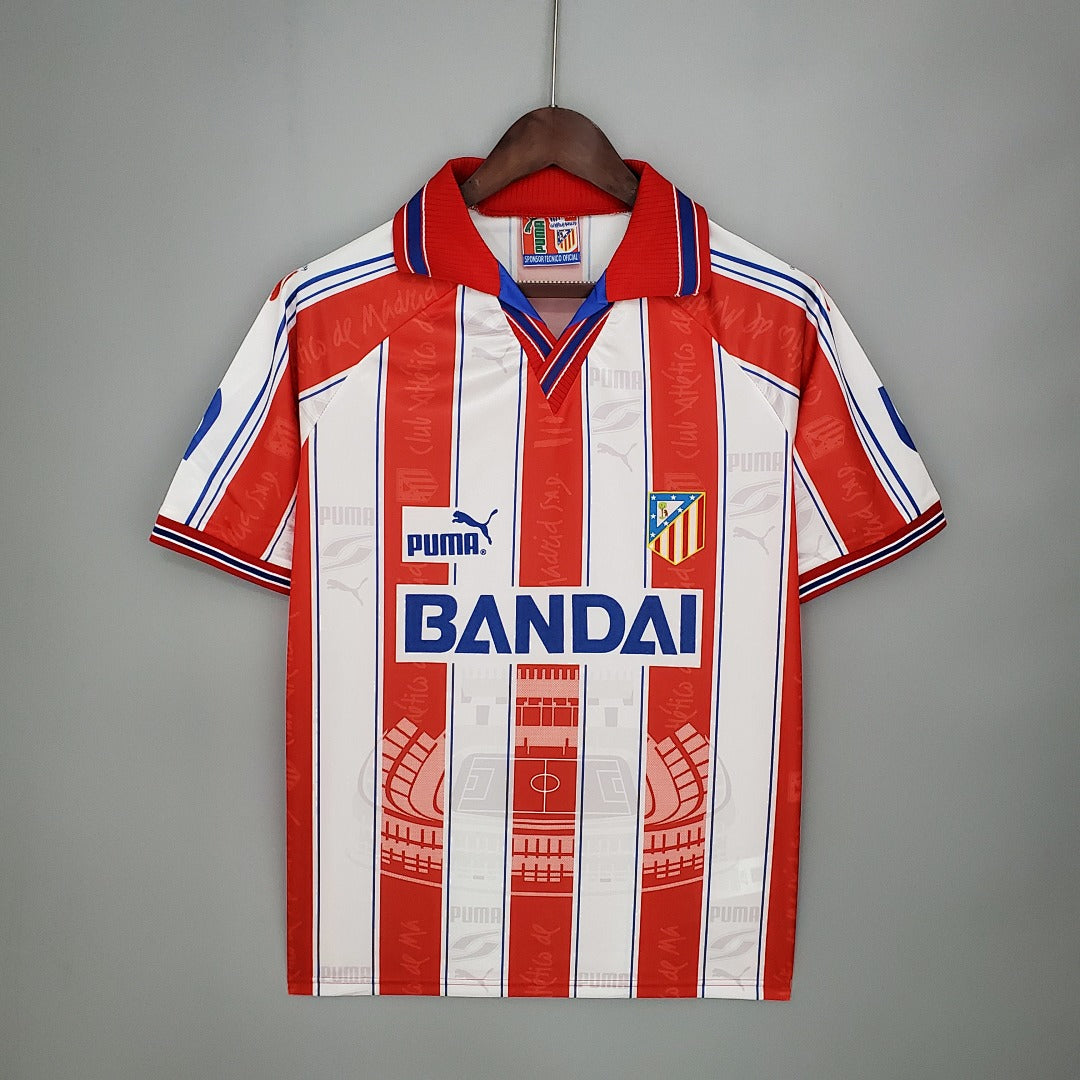 Maillot Domicile Rétro Atletico Madrid 96/97