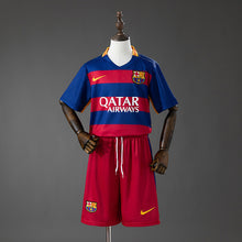 Maillot Domicile Rétro Barcelona 15/16 Enfant Kit