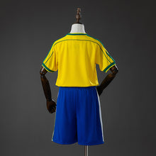 Maillot Domicile Rétro Brésil 1998 Enfant Kit