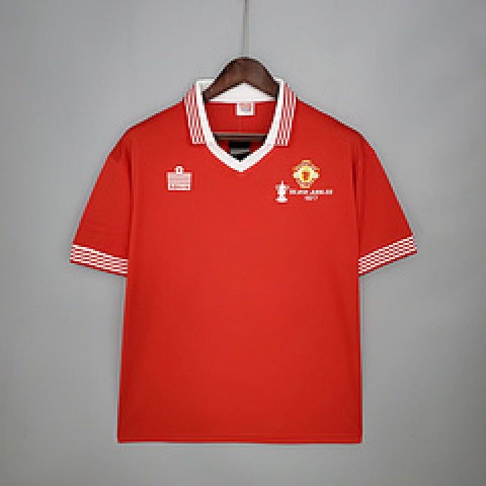 Maillot Domicile Rétro M U 1977