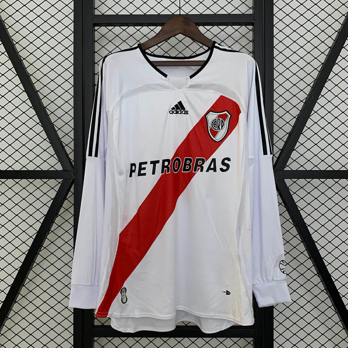 Maillot Domicile Rétro Manches Longues River Plate 06/07