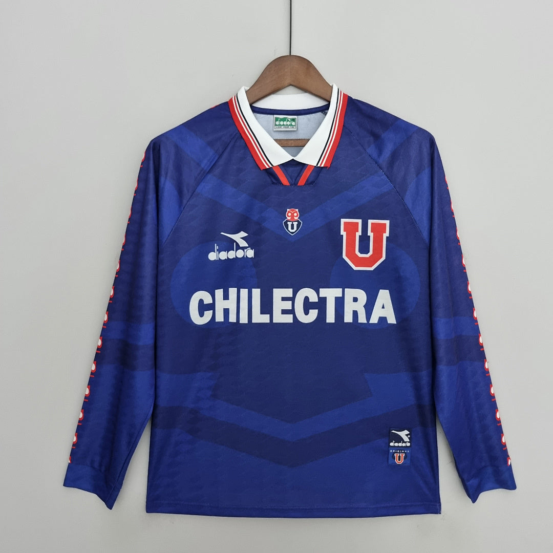Maillot Domicile Rétro Manches Longues Universidad de Chile1996