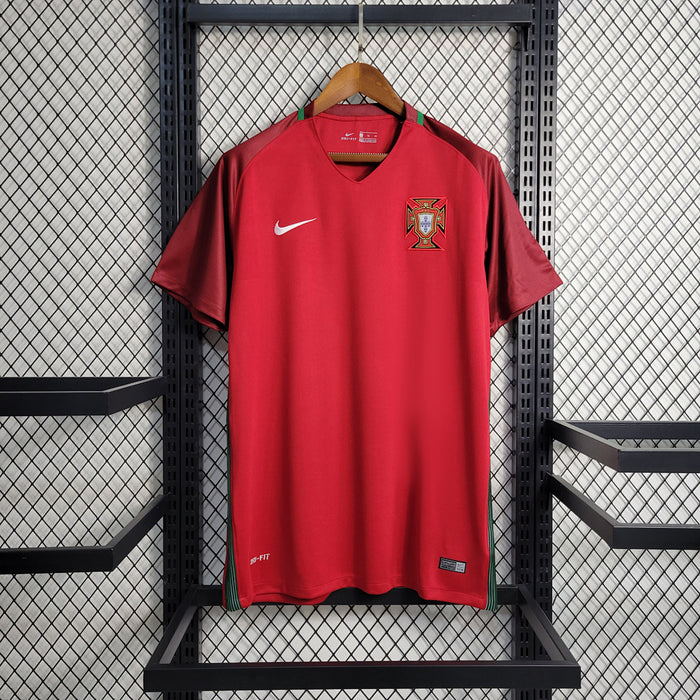 Maillot Domicile Rétro Portugal 2016