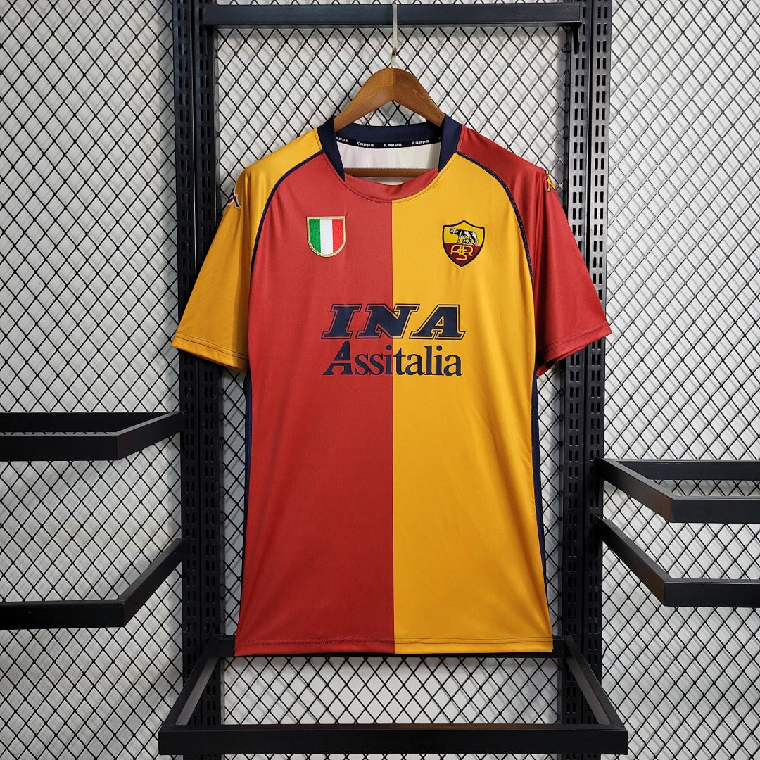 Maillot Domicile Rétro Rome 2001 2002