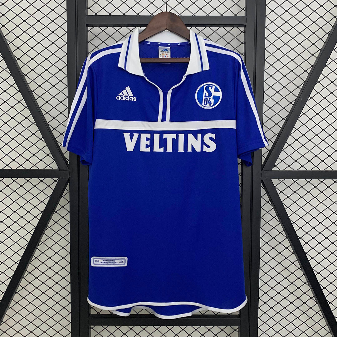 Maillot Domicile Rétro Schalke 04 01/02