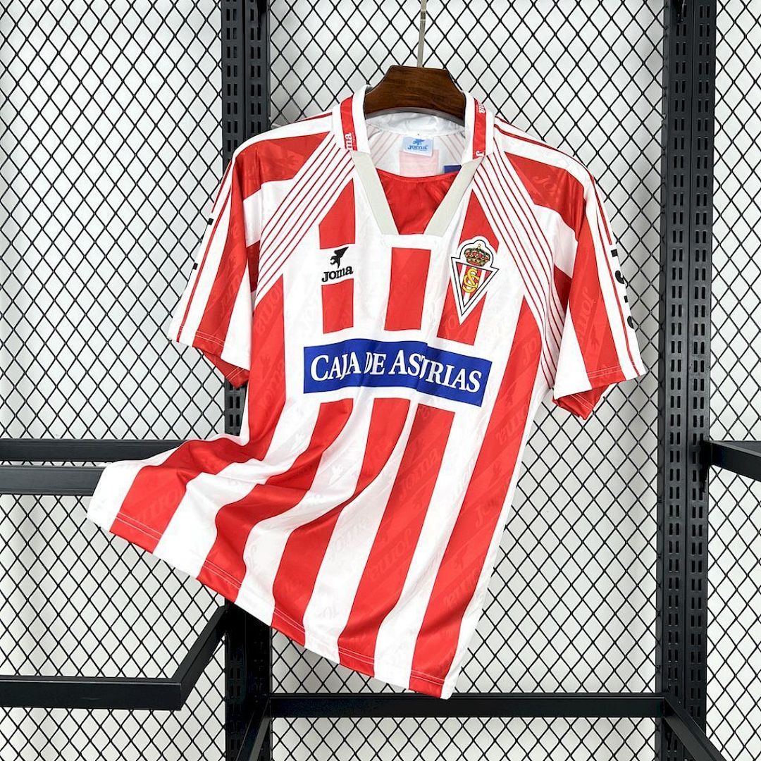Maillot Domicile Rétro Sporting de Gijon 1994/95