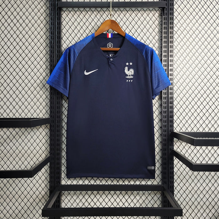 Maillot Domicile Rétro version 2018 World Cup France