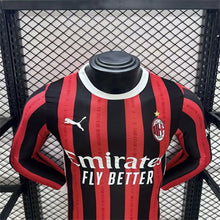 Maillot Domicile Version Joueur Manches Longues AC Milan 2024/25 s