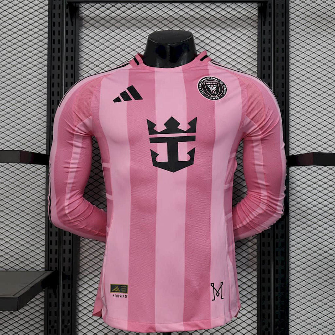 Maillot Domicile Version Joueur Manches Longues Inter Miami 2025/26 s