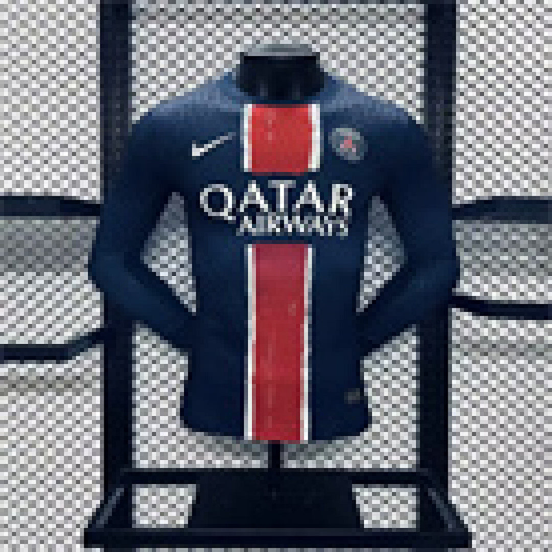 Maillot Domicile Version Joueur Manches Longues Paris Saint Germain 2024/25 s