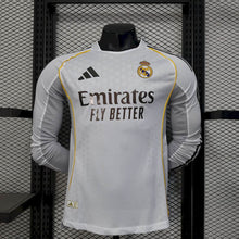 Maillot Domicile Version Joueur Manches Longues Real Madrid 2025/26 s