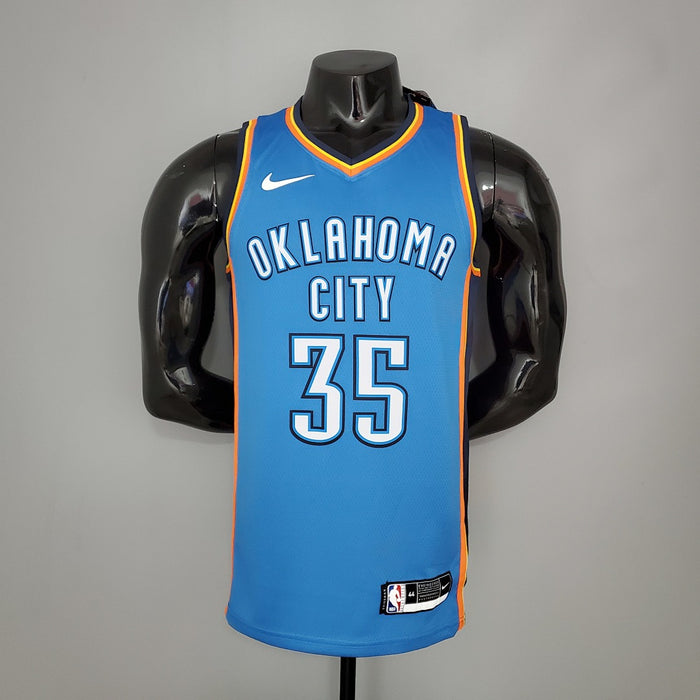 Maillot DURANT#35 Thunder Bleu NBA