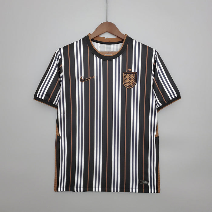 Maillot Édition Spéciale 2021 Angleterre Édition Noir and Blanc