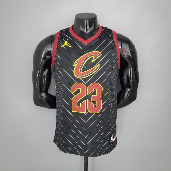 Maillot Édition Spéciale 2021 JAMES#23 Cavaliers JORDAN Theme Édition Noir NBA