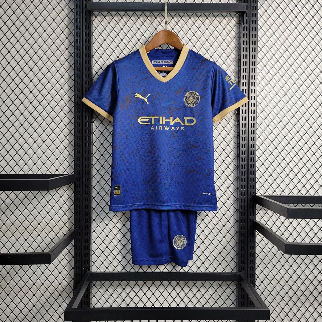 Maillot Édition Spéciale 23 24 Enfant Manchester City Bleu Édition