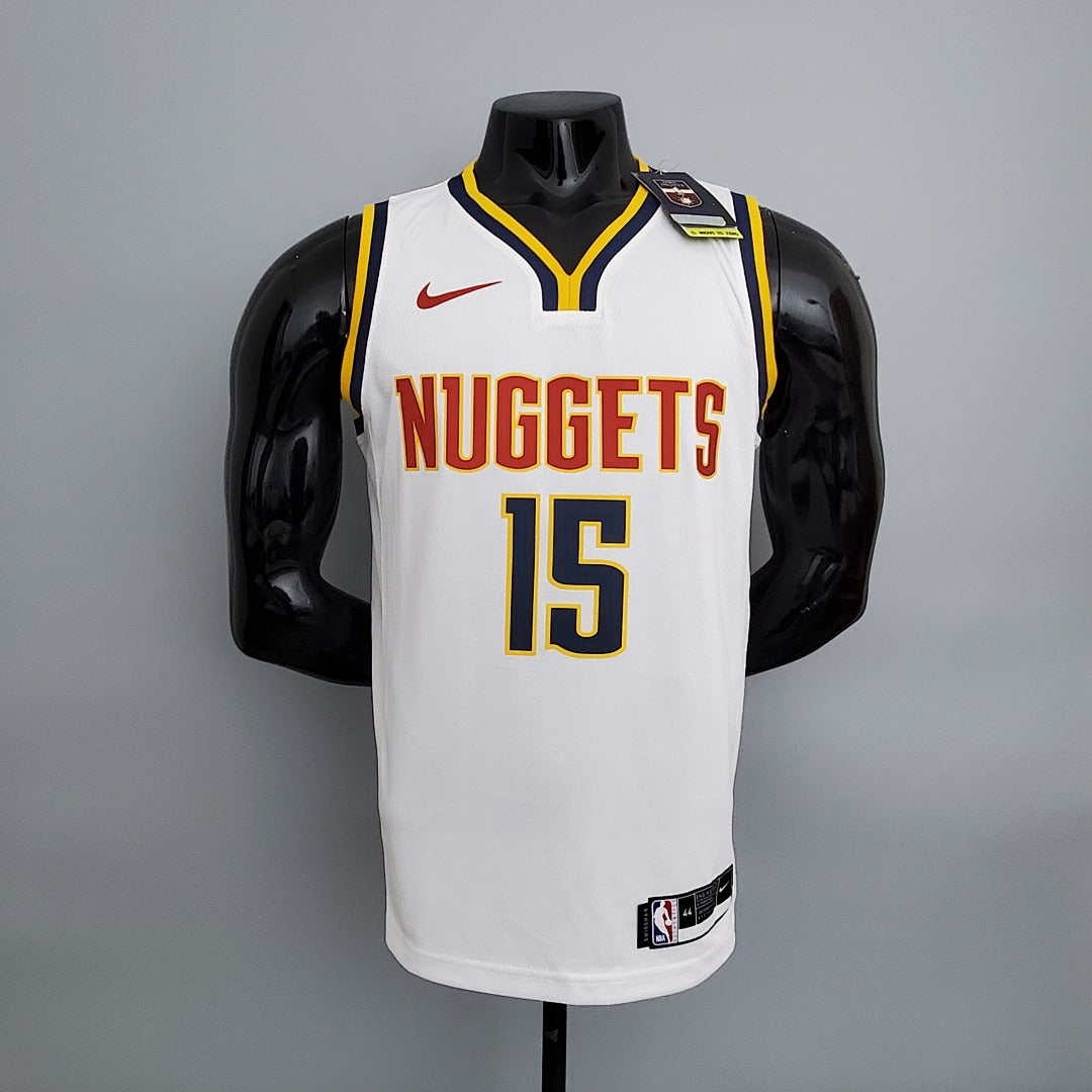 Maillot Édition Spéciale Nuggets Jokic #15 Blanc NBA