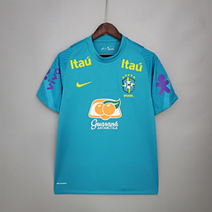Maillot Entraînement 2021 Brésil Suit Bleu