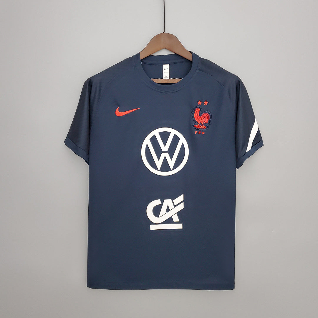 Maillot Entraînement 2021 France Suit Royal Bleu