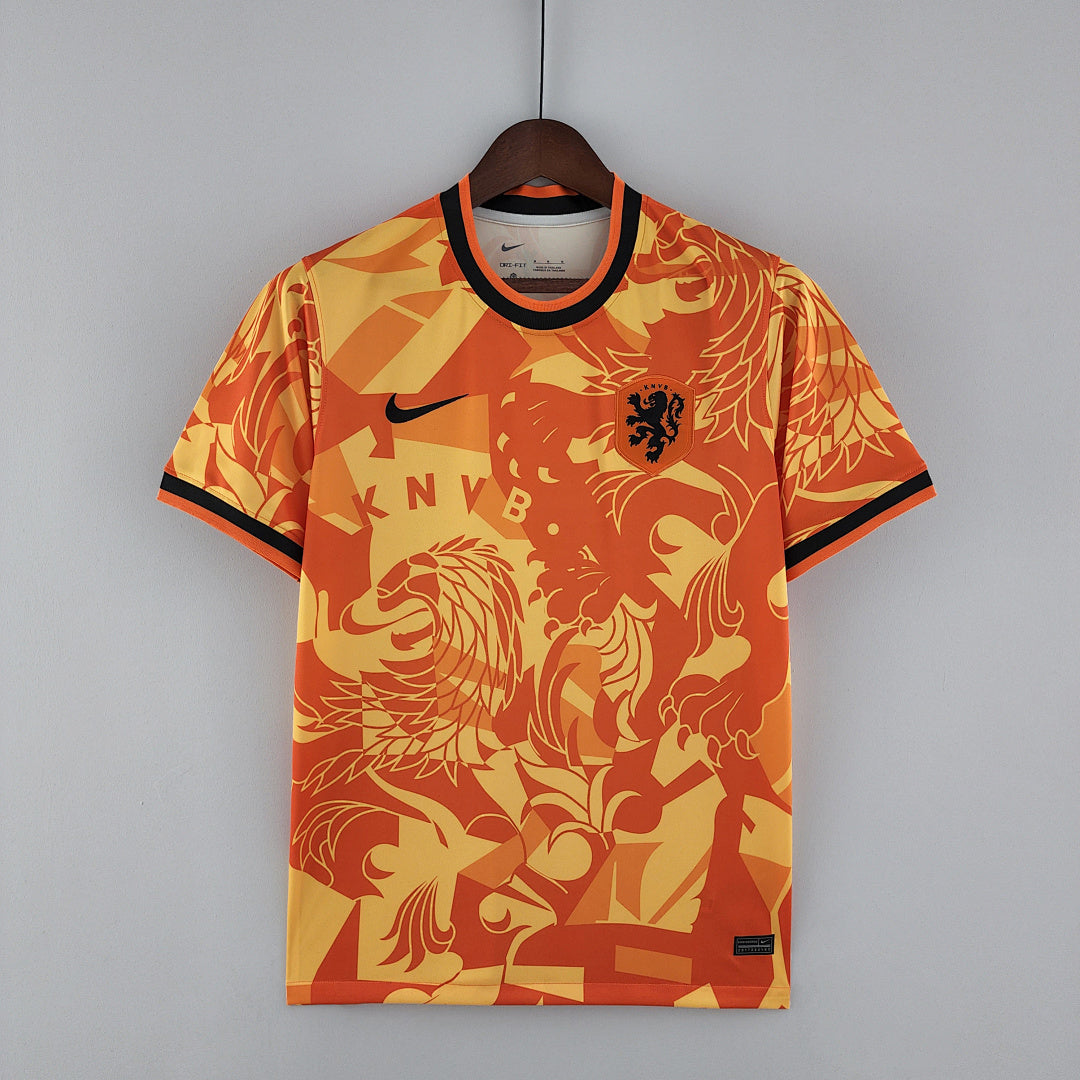 Maillot Entraînement 2022 Pays Bas Suit Orange