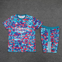 Maillot Entraînement 2022 Real Madrid camouflage Shirt (zipper pocket pants)