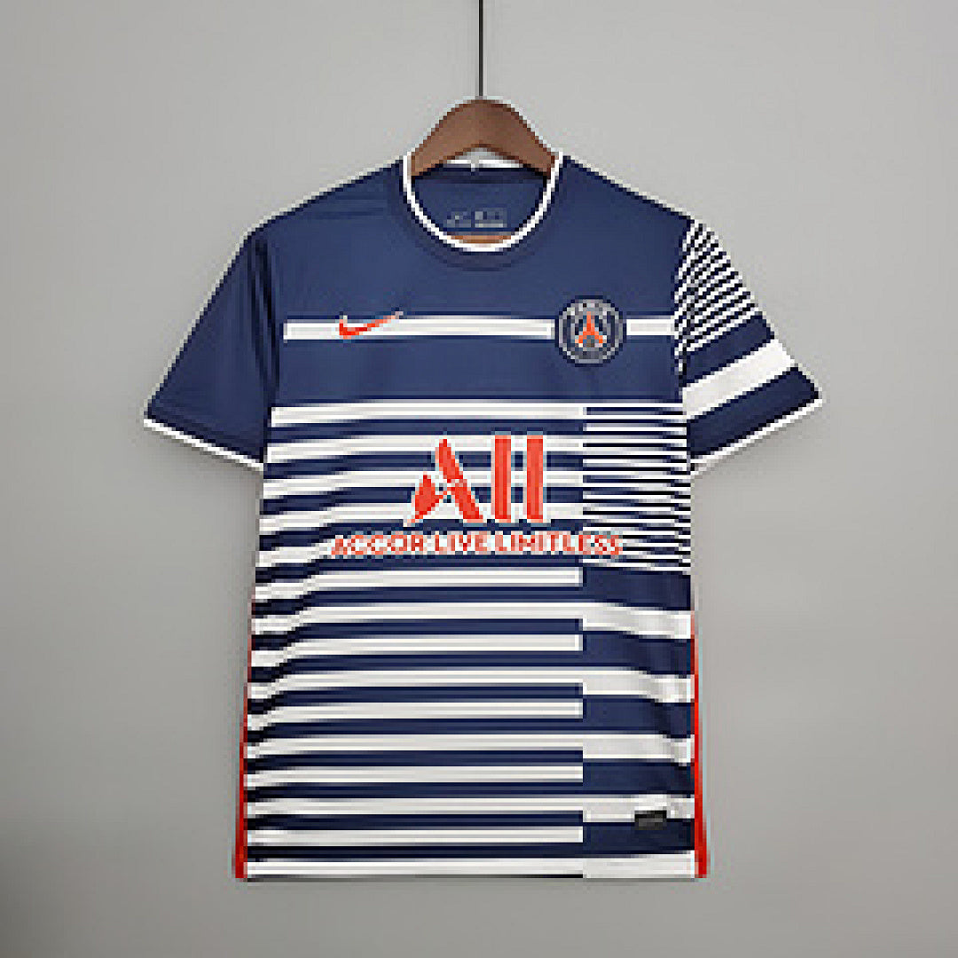 Maillot Entraînement 21/22 PSG suit Blanc and Bleu