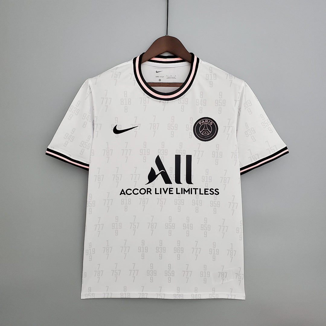 Maillot Entraînement 21/22 PSG suit Blanc number