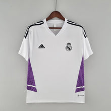 Maillot Entraînement 22/23 Real Madrid Suit Blanc Violet Border