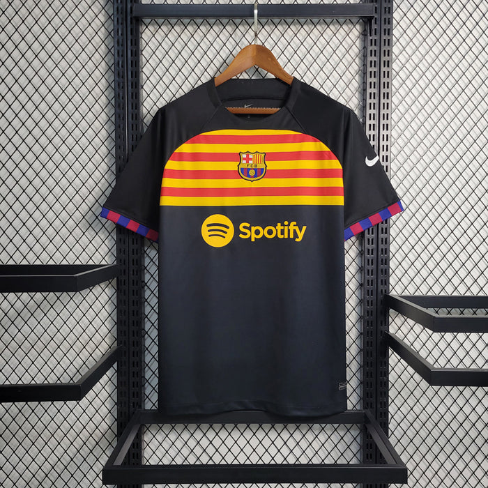 Maillot Entraînement 23 24 Barcelona Noir