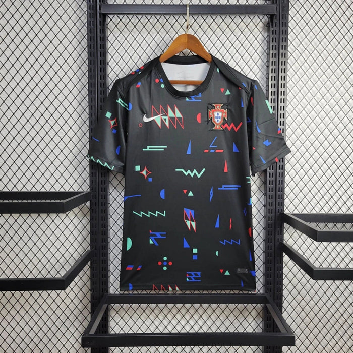 Maillot Entraînement 24/25 Portugal Noir suit