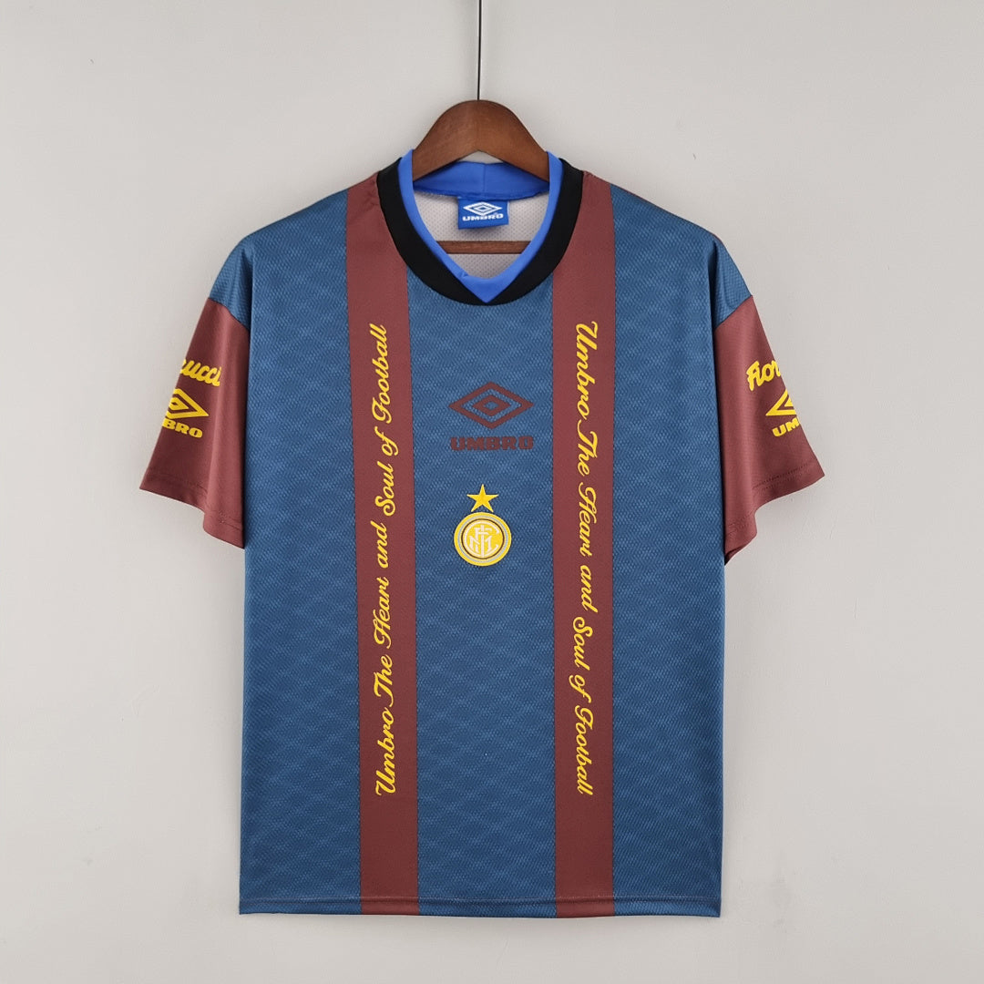Maillot Entraînement Rétro Inter Milan 94/95 Suit Rouge Bleu