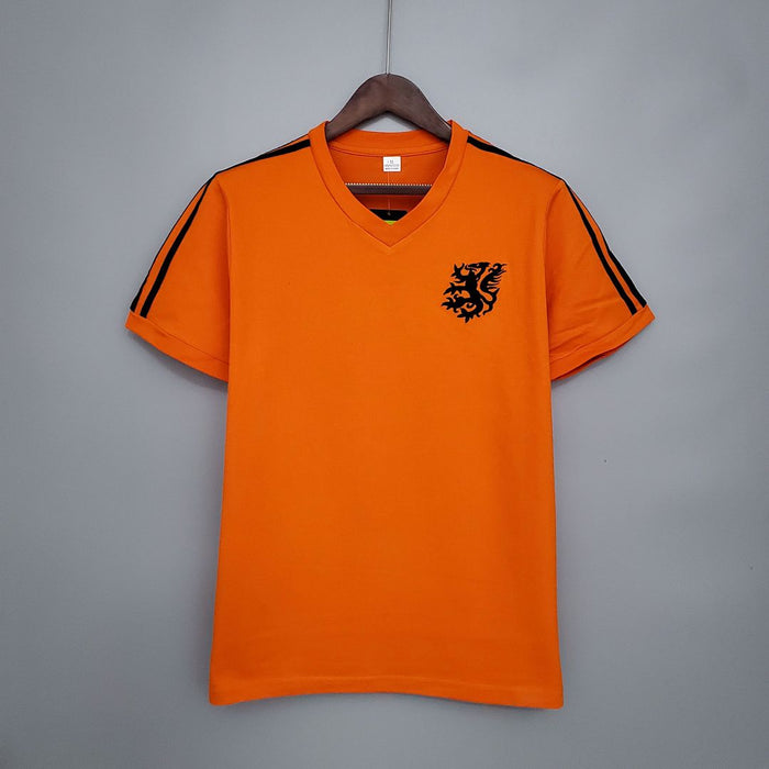 Maillot Entraînement Rétro Pays Bas 1974 Suit Orange