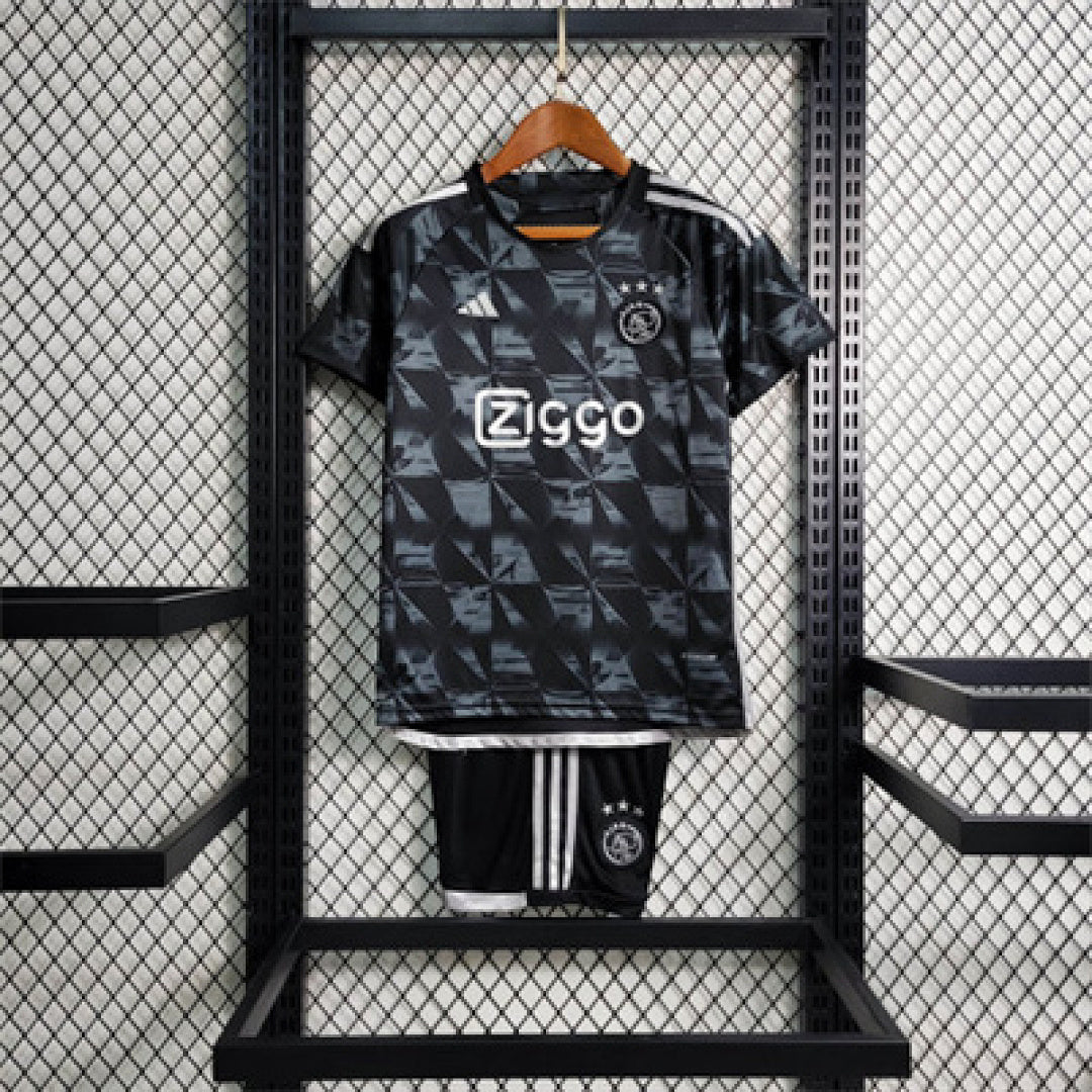 Maillot Extérieur 23 24 Enfant Ajax Noir 2