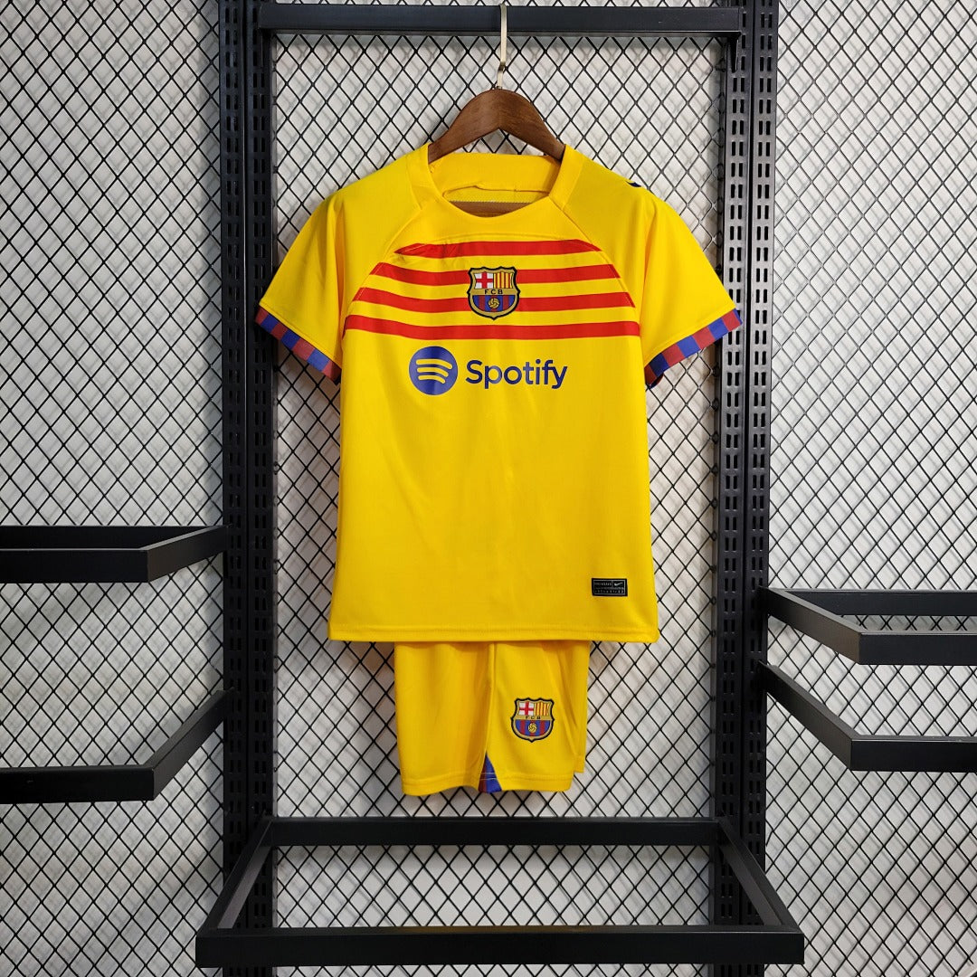 Maillot Extérieur 23 24 Enfant Barcelona 4