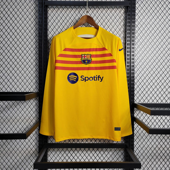 Maillot Extérieur 23 24 long sleeved Barcelona 4