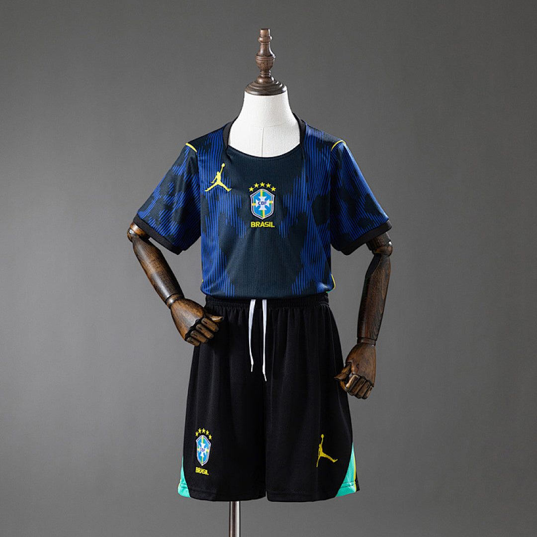 Maillot Extérieur Brésil 2026 Enfant Kit