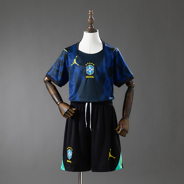 Maillot Extérieur Brésil 2026 Enfant Kit