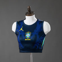 Maillot Extérieur Brésil 2026 Femme's Crop Top Style Tank Top