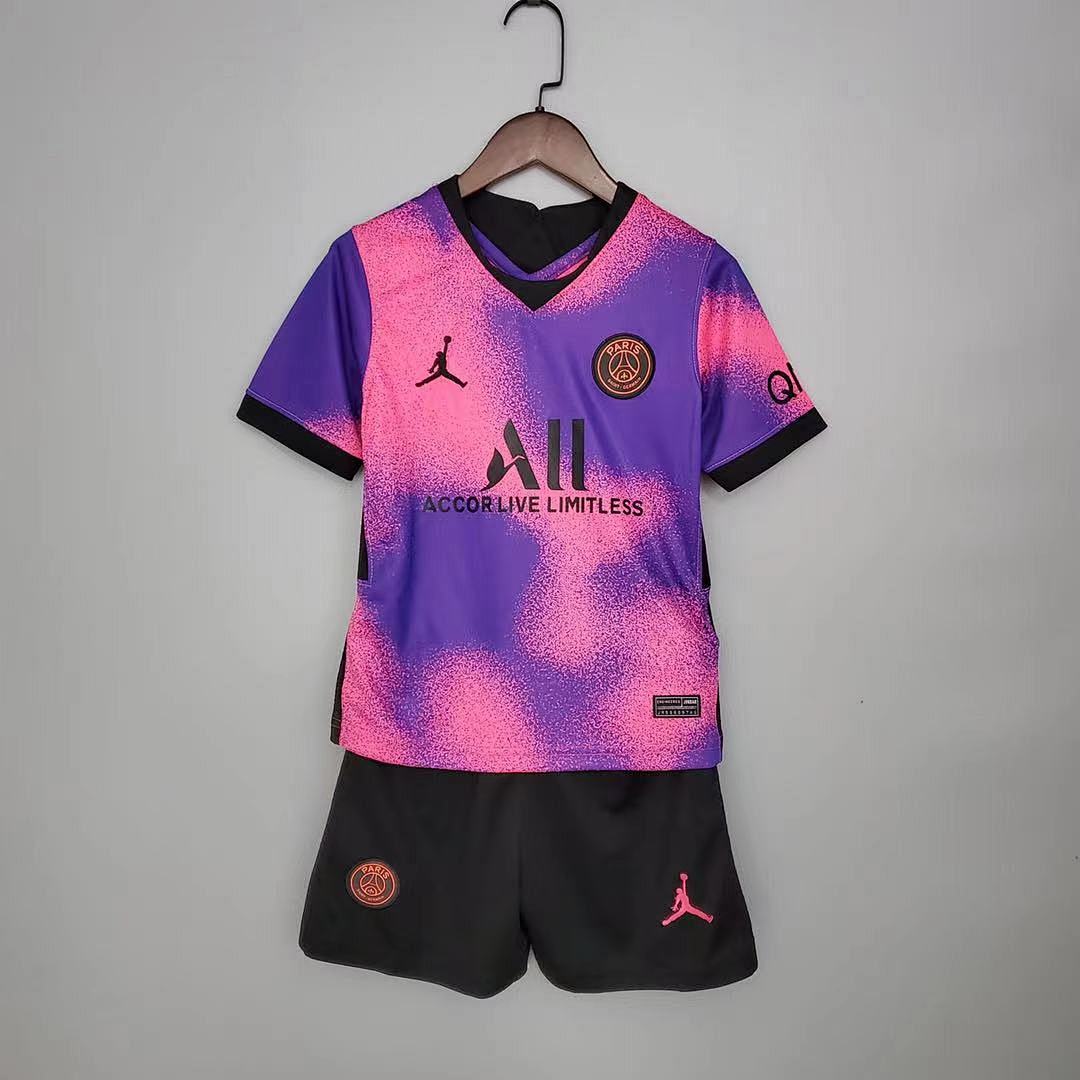 Maillot Extérieur Fourth 20/21 Enfant Jordan PSG Violet