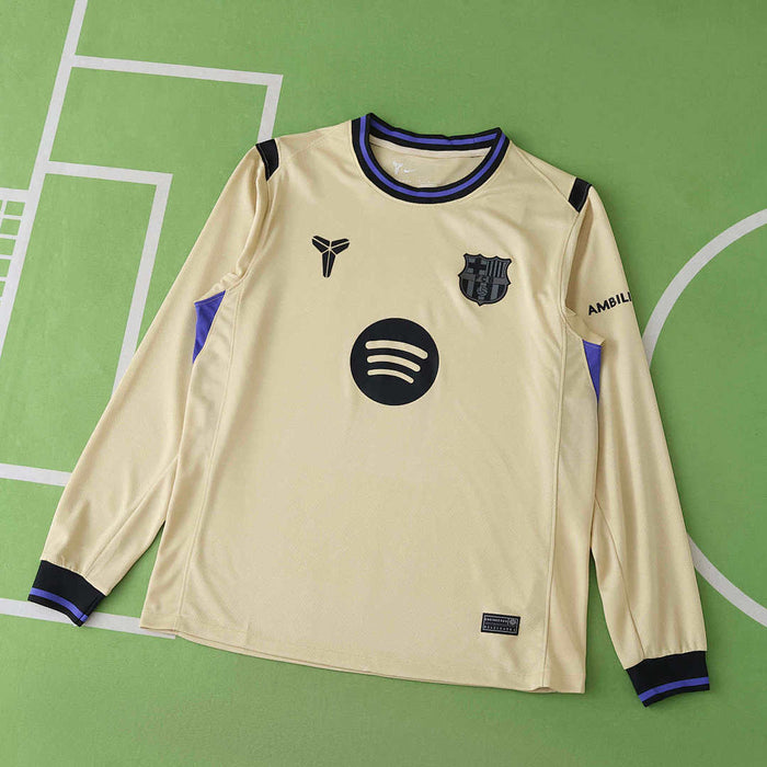 Maillot Extérieur Manches Longues 2526 Saison FC Barcelona / Barça d Fan version