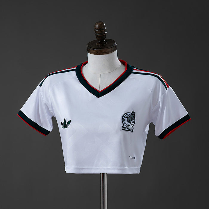Maillot Extérieur Mexique 2026 Femme's Crop Top Style