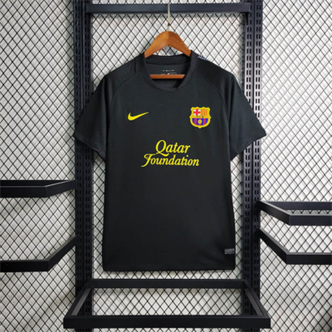 Maillot Extérieur Rétro 11 12 Barcelona Noir