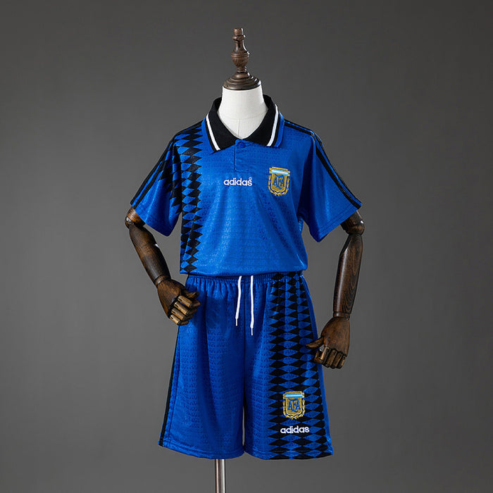 Maillot Extérieur Rétro Argentine 1994 Enfant Kit