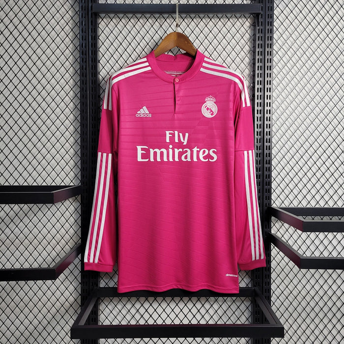 Maillot Extérieur Rétro Manches Longues 14 15 Real Madrid