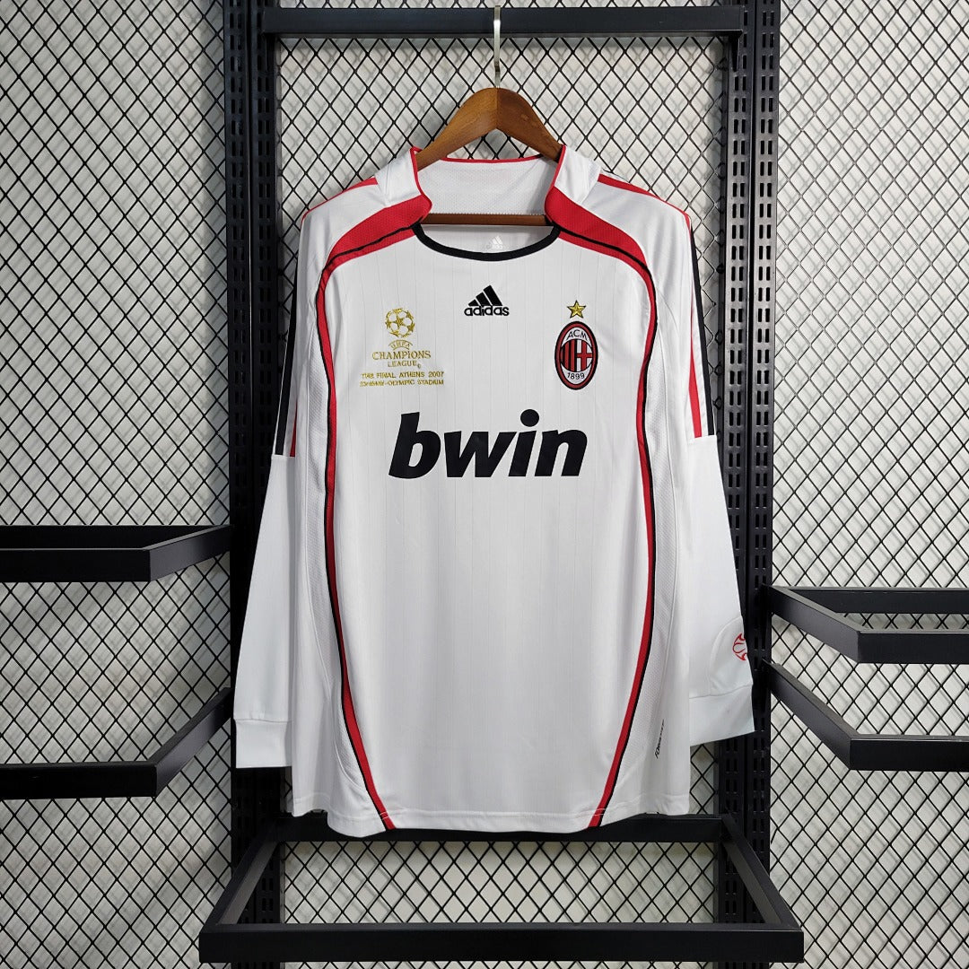 Maillot Extérieur Rétro Manches Longues 2006 07 AC Milan