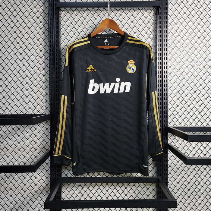 Maillot Extérieur Rétro Manches Longues 2011/12 Real Madrid