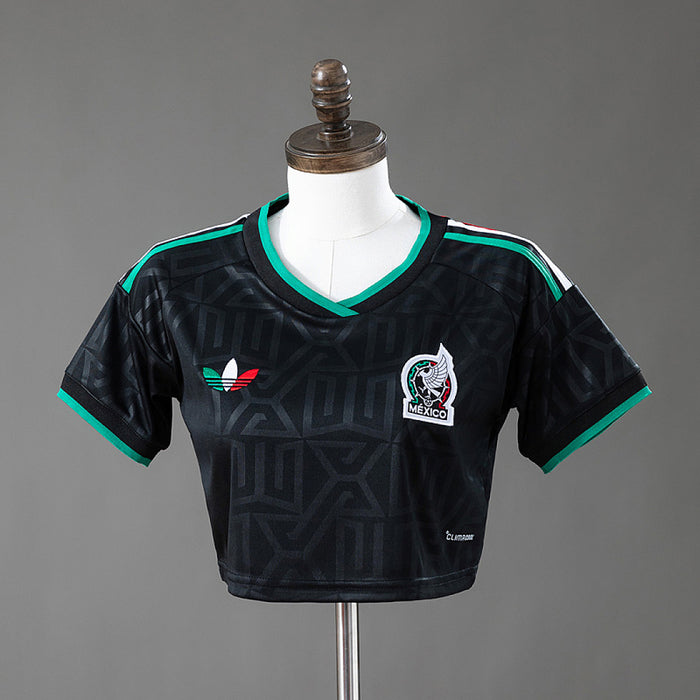 Maillot Extérieur Third Mexique 2026 Femme's Crop Top Style