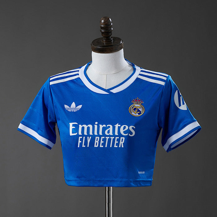 Maillot Extérieur Third Real Madrid 25/26 Femme's crop top style
